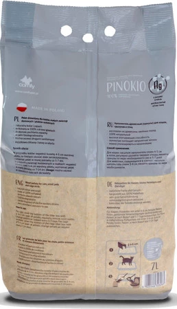 AQUAEL COMFY Pinokio Silver Guard Żwirek drewniany 7l