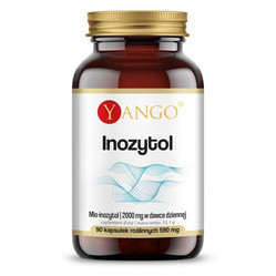 Yango Inozytol 590 mg Witamina B8 na wsparcie dobrego nastroju 90 kaps.