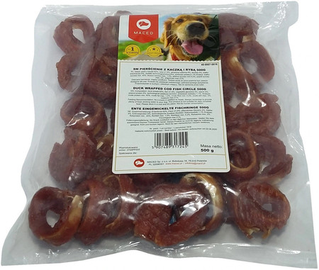MACED Rings Kaczka Ryba 500g