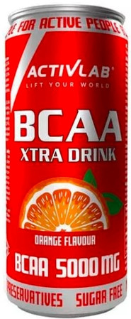 ACTIVLAB BCAA XTRA DRINK Aminokwasy 330ml smak pomarańcza