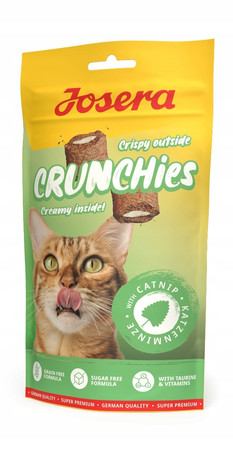 Josera Crunchies Catnip przekąska dla kotów z kocimiętką 60g