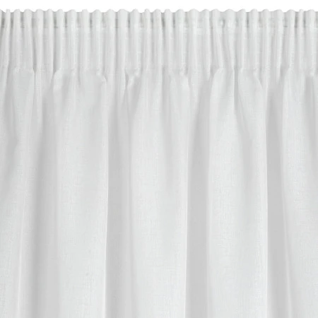 FIRANA GOTOWA MARGO NA TAŚMIE 140 X 270 CM BIAŁY