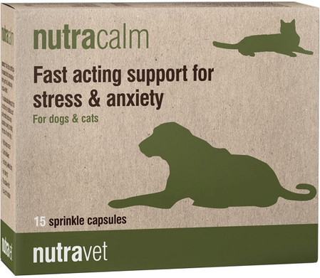 NUTRAVET Nutracalm na stres i niepokój dla psów i kotów 15 kaps.