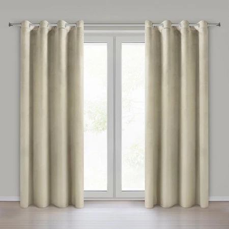 ZASŁONA GOTOWA DARLA 140 X 250 CM KREMOWY