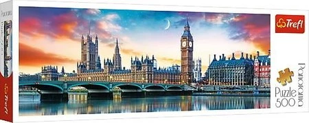 Puzzle 500 panoramiczne Big Ben i Pałac Westminsterski Londyn 29507 -