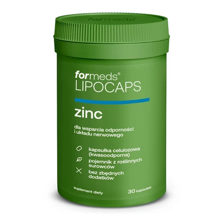 ForMeds Lipocaps Zinc 15 mg cynk liposomalny 30 kaps.