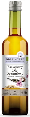 Bio Planete − Olej sezamowy tłoczony na zimno BIO − 500 ml