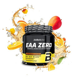 BioTech USA EAA ZERO Aminokwasy 350 g smak pomarańcza - mango