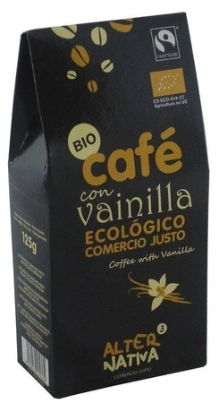 KAWA MIELONA ARABICA/ROBUSTA Z WANILIĄ BIO 125 g