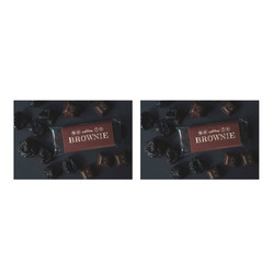 Zestaw: 2x Baton Warszawski − Brownie − 50 g