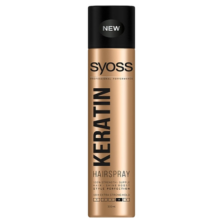 Keratin Hairspray lakier do włosów Extra Strong