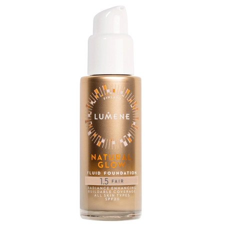 Natural Glow Fluid Foundation SPF20 podkład rozświetlająco - wygładzający 1.5 Fair 30ml