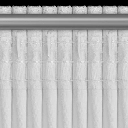 Zasłona 135x270 Avena biała szampańska gotowa na taśmie