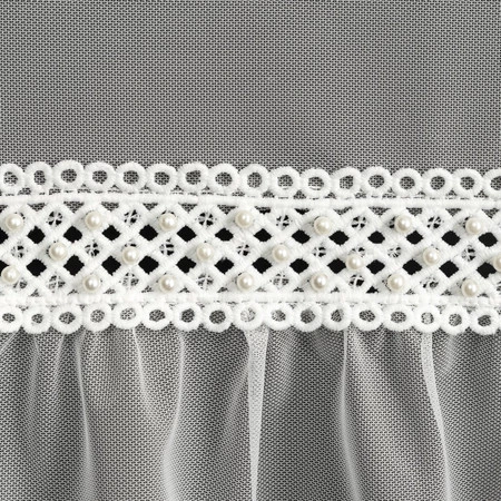 FIRANA GOTOWA NAOMI 140 X 260 CM BIAŁY