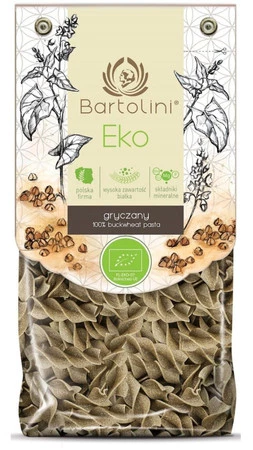 MAKARON (GRYCZANY) DUŻE ŚWIDERKI BIO 250 g - BARTOLINI