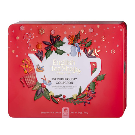 English Tea Shop, Zestaw BIO herbatek w nowej, czerwonej puszcze, 36 saszetek