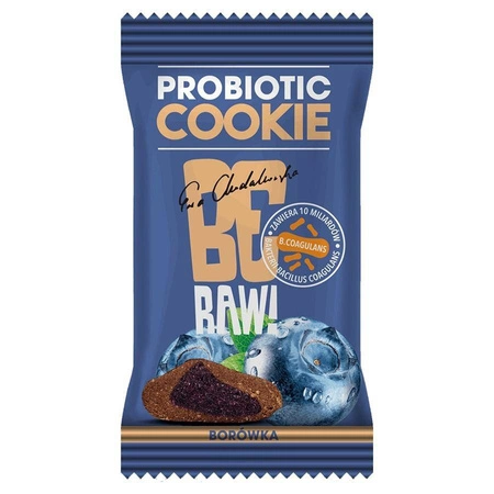 BeRaw − Ciasteczko Probiotic Cookie borówka − 20 g