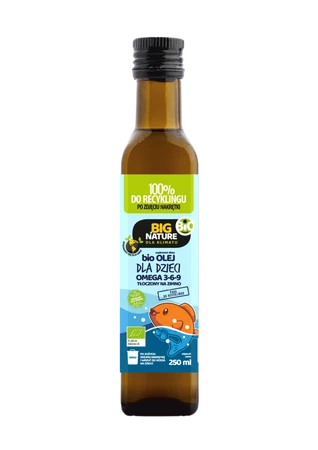 Big Nature Olej dla dzieci OMEGA 3-6-9 250 ml bio