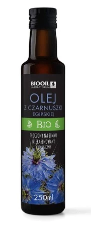 OLEJ CZARNUSZKA TŁOCZONY NA ZIMNO BIO 250ml BIOOIL