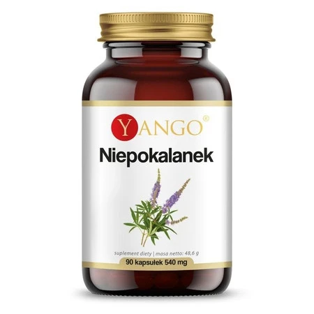Yango Niepokalanek 540 mg naturalne wsparcie równowagi hormonalnej kobiet 90 kaps.