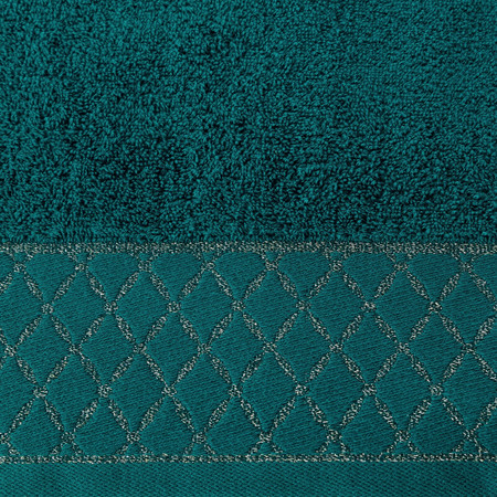 Ręcznik Layla (06), 50 x 90 cm, Ciemnoturkusowy