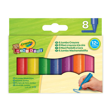 Kredki świecowe 8 kolorów JUMBO Mini Kids 0080 Crayola