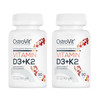 Zestaw: 2x OstroVit Witamina D3 2000 IU + K2 kompleks witamin 90 tabl.