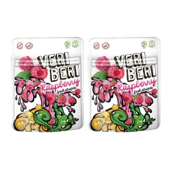 Zestaw 2x Veri Beri Bezglutenowe żelki malina 50 g