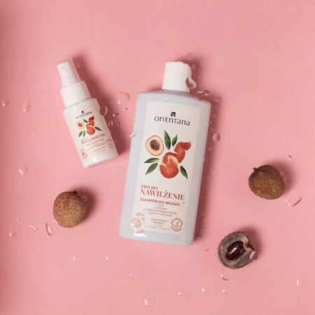 Orientana - Szampon Trycho Nawilżenie Liczi Ektoina Kompleks prebiotyków 200ml