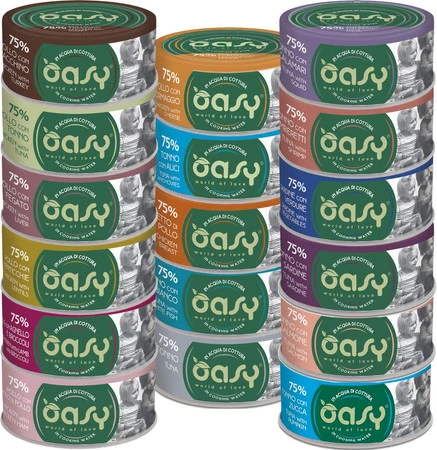 OASY Cat More Love Sardine Sardynki Warzywa 70g