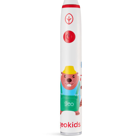 Georganics, GeoKids, Zestaw Elektrycznej Szczoteczki Sonicznej dla Dzieci, 3+
