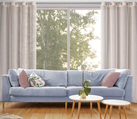 ZASŁONA GOTOWA HANIA 140 X 250 CM RÓŻOWY