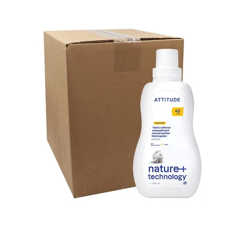 Attitude NATURE+, Płyn do płukania tkanin o zapachu skórki cytrusowej, 1040 ml