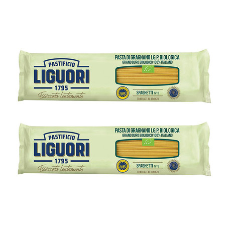 Zestaw 2x Makaron Liguori IGP Spaghetti BIO 500G