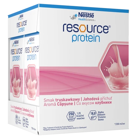 RESOURCE Protein smak truskawka 4 x 200ml