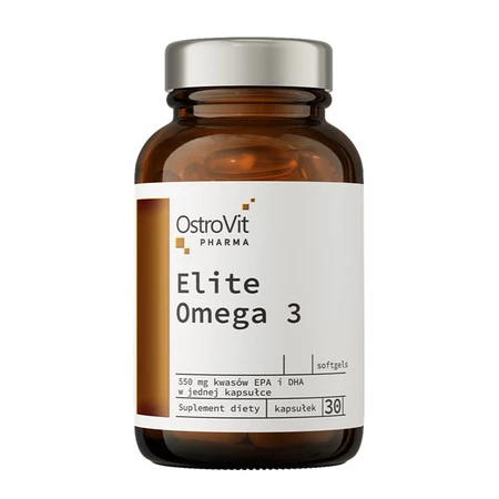 OstroVit Elite Omega 3 kwasy Omega 3 rybie 30 kaps.