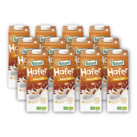 Zestaw NATUMI Napój Owsiano-Migdałowy BIO (1L) x12 szt.