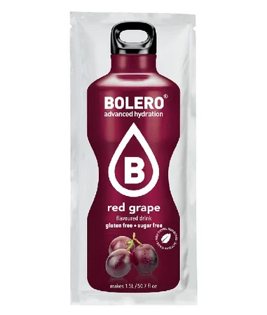 Bolero Red Grape 9g napój w proszku bez cukru