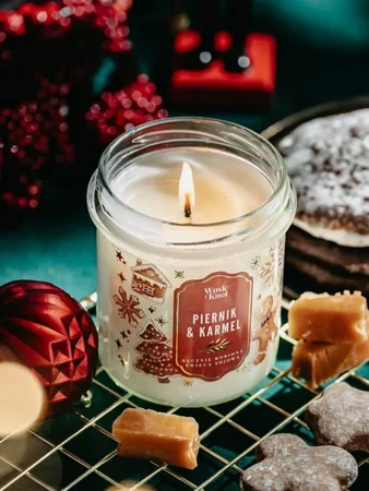 Woskiknot świeca sojowa Piernik & Karmel 300ml