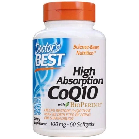 Koenzym Q10 100 mg i Piperyna BioPerine (60 kaps.)