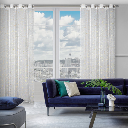 FIRANA GOTOWA REVA 140 X 250 CM BIAŁY