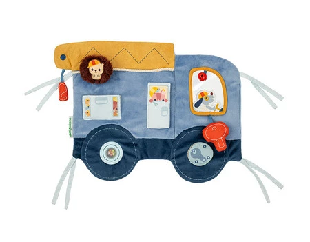Lilliputiens Miękka tablica aktywizująca samochód Piesek Jules 3 m+