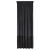 ZASŁONA GOTOWA MARION 2 NA TAŚMIE 140 X 270 CM CZARNY