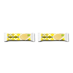 Zestaw: 2x HARMONICA WAFELEK Z KREMEM MLECZNO - CYTRYNOWYM BIO 30 g