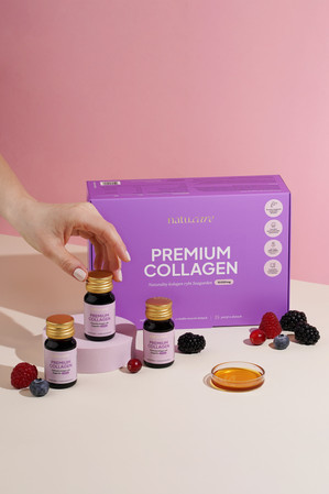 Natu Care Premium Collagen, szoty kolagenowe 10 000 mg, 15 szt. smak owoców leśnych