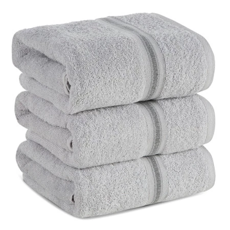 RĘCZNIK TRIS (02) 70 X 140 CM SREBRNY