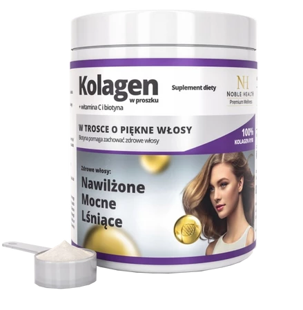 Noble Health Kolagen + Witamina C i Biotyna 100g