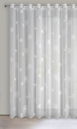 FIRANA GOTOWA SABINE 290 X 250 CM BIAŁY