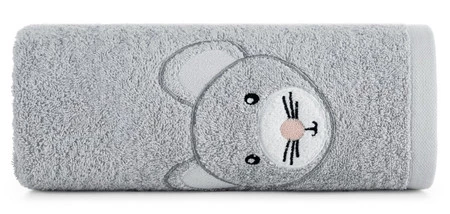 Ręcznik Dziecięcy Baby71 70 x 140 cm, Srebrny