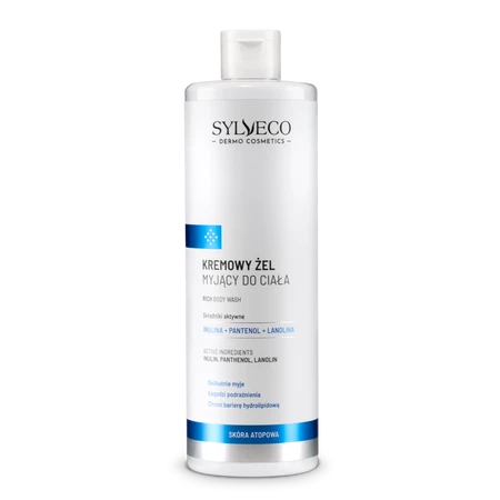 Sylveco Dermo Skóra atopowa Kremowy żel myjący do ciała 400ml